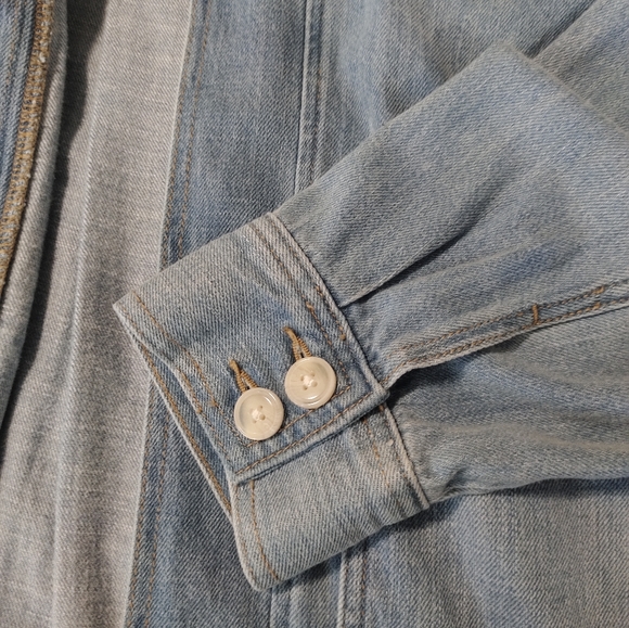 LOFT Plus Swing Denim Utility Jacket - Picture 10 of 11